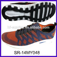 SR-14MY048 knitted shoes knit men running shoes sports s fashion new design knit